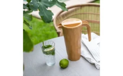 Koziol Club Pitcher Superglas Kanne Mit Deckel 1,5 Liter Nature Wood -Verkaufe Mobilkuche 693194 4744886