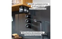 Silwy® Feinkost-Magnetgläser ALL BLACK (192 Ml) 3er-Set Inkl. Metallleiste 10 Silwy® Feinkost-Magnetgläser ALL BLACK (192 Ml) 3er-Set Inkl. Metallleiste -Verkaufe Mobilkuche 706739 4793207