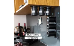 Silwy® Feinkost-Magnetgläser ALL BLACK (192 Ml) 3er-Set Inkl. Metallleiste 12 Silwy® Feinkost-Magnetgläser ALL BLACK (192 Ml) 3er-Set Inkl. Metallleiste -Verkaufe Mobilkuche 706742 4793213