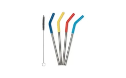 Katadyn Klean Kanteen Trinkstrohhalme Set 4 Teilig Edelstahl Mit Reinigungsbürste 8 Mm