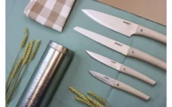 Homeys Nodigh Messer Set 4teilig Mit Geschirrtüchern Und Flexibler Schneidematte -Verkaufe Mobilkuche 717086 4907807