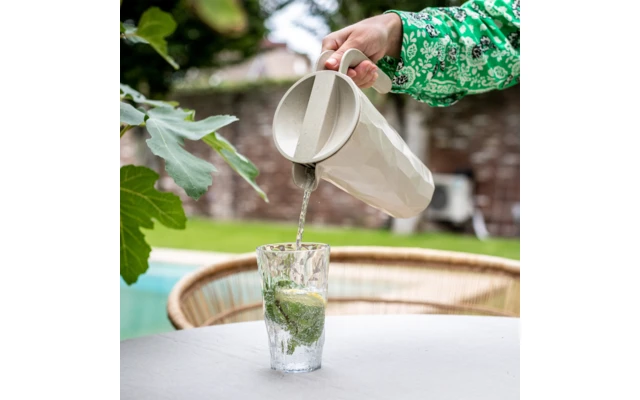 Koziol Club Pitcher Superglas Kanne Mit Deckel 1,5 Liter Nature Leaf Green 1 Koziol Club Pitcher Superglas Kanne Mit Deckel 1,5 Liter Nature Leaf Green