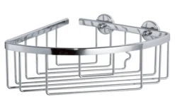 Tesa ALUXX Eckablagekorb Dusche Einstöckig Verchromt