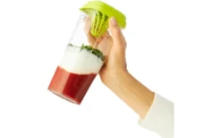 Rotho Loft Shaker 5 In 1 Trinkflasche 1 Liter Horizon Blau