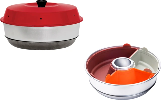 Omnia Campingofen+ Silikonformen 6 Stück 1 Omnia Campingofen+ Silikonformen 6 Stück