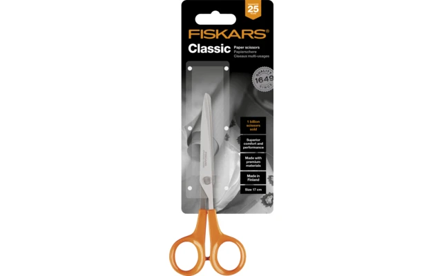 Fiskars Classic Papierschere 17 Cm 3 Fiskars Classic Papierschere 17 Cm – Bild 3